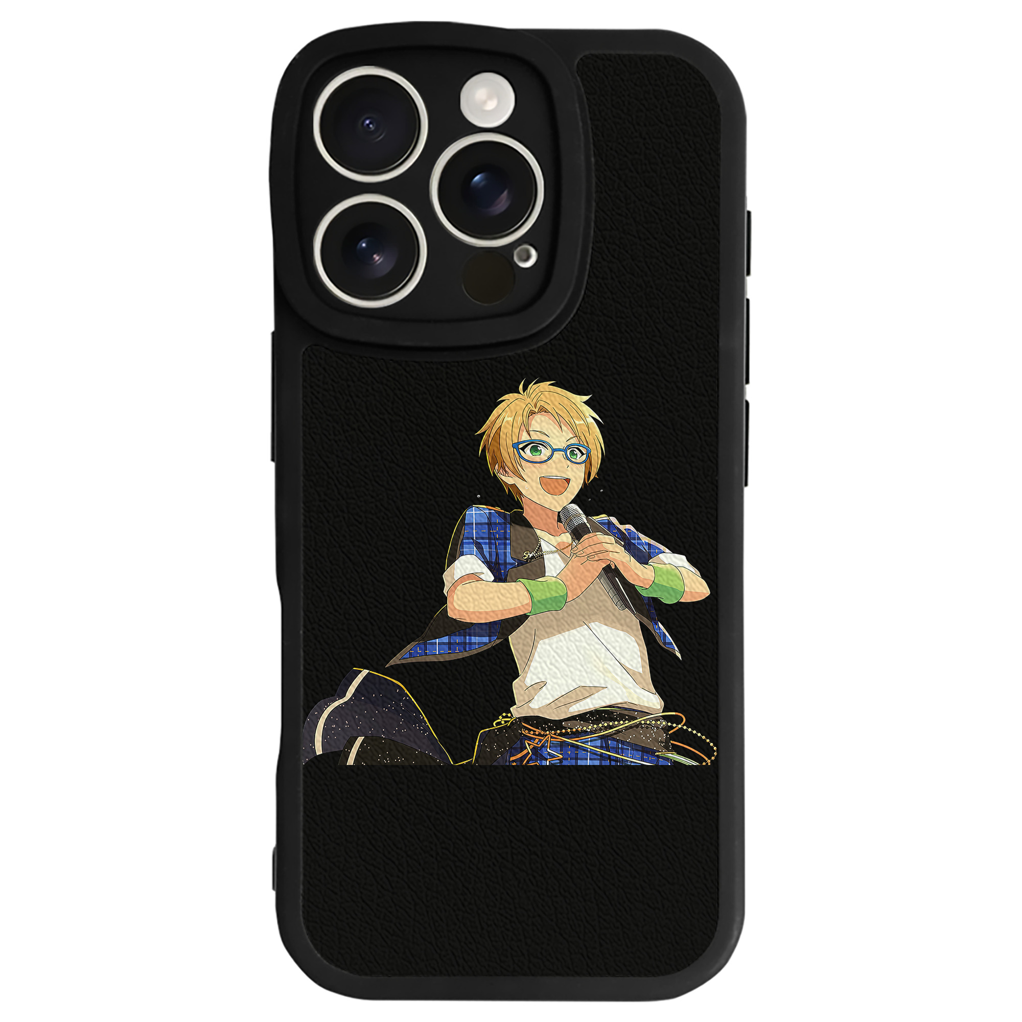 （画像用） あんさんぶるスターズ! Ensemble Stars 【iPhone 16シリーズ対応】シリコンスマホケース（レザー調） 材質：シリコン